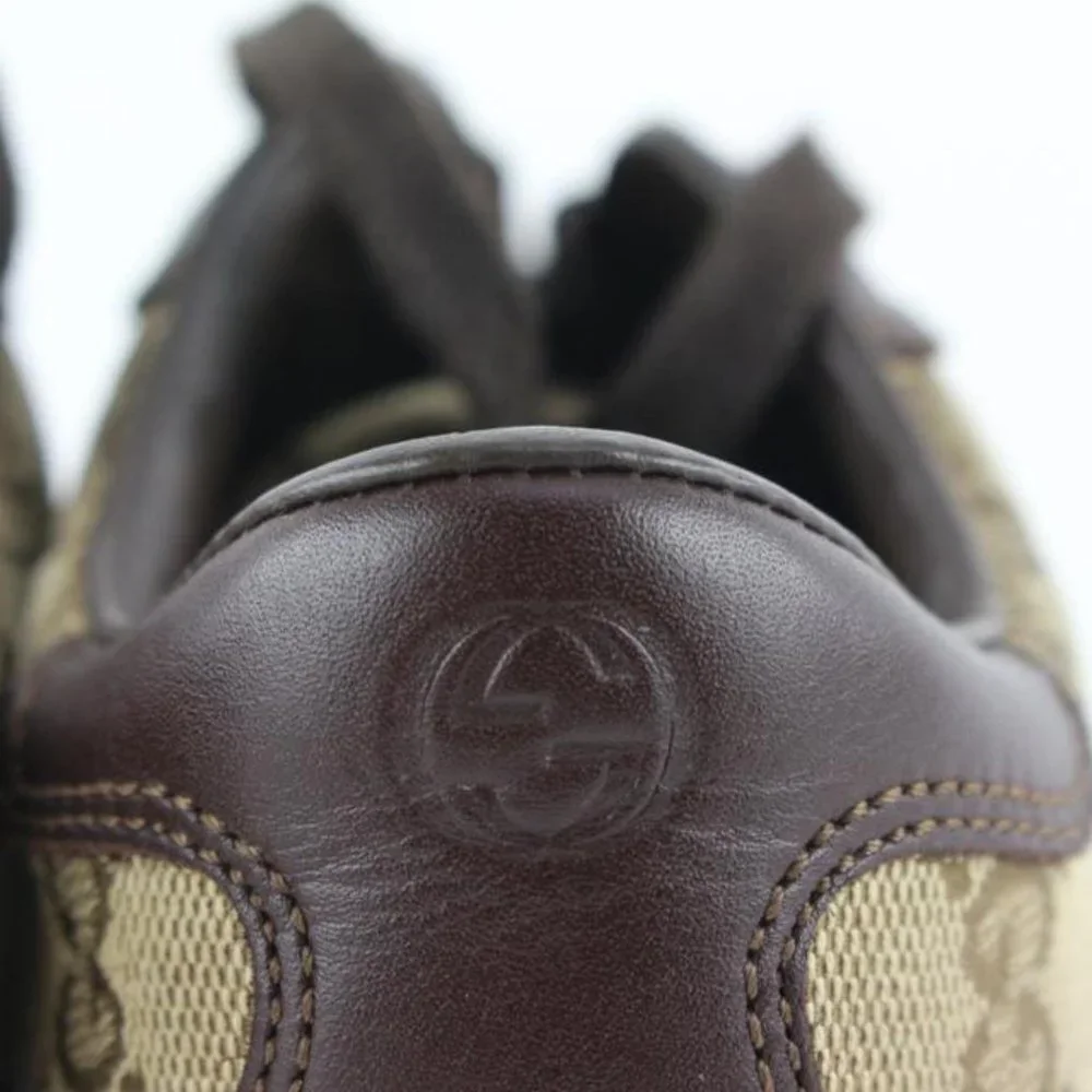 Gucci 1.5 US Kids Size Monogram GG Web Sneaker 322G1G